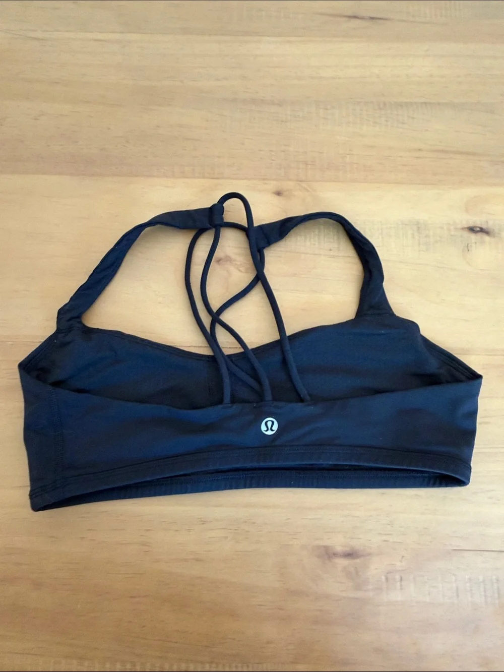 lululemon athletica Black Strappy Back Sports Bra